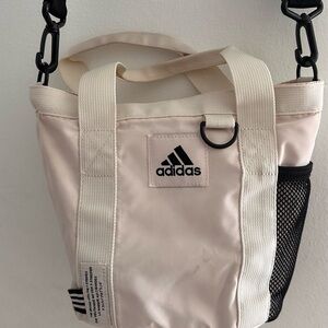 Adidas Cream Mini Bag with Black Accents
